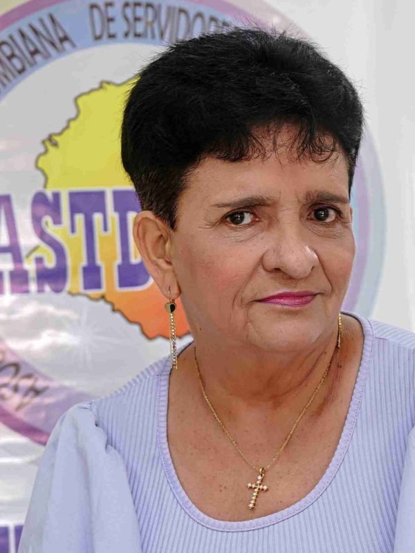 Nohemi Silva Plata delegada Junataq Nacional Astdemp