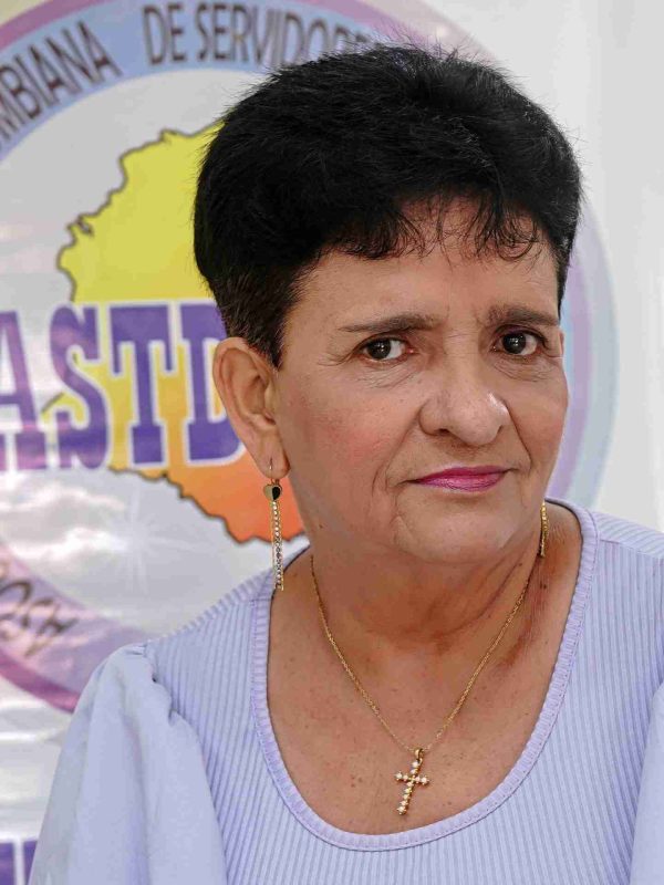 Nohemi Silva Plata delegada Junataq Nacional Astdemp